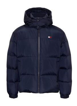 Puffa Tommy Jeans Alaska Flag Rücken blau für herren