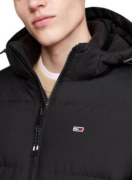 Parka Tommy Jeans Essential schwarz für männer