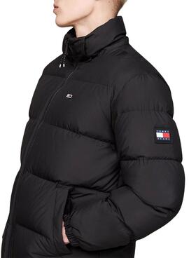 Parka Tommy Jeans Essential schwarz für männer