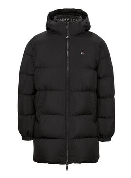 Parka Tommy Jeans Essential schwarz für männer