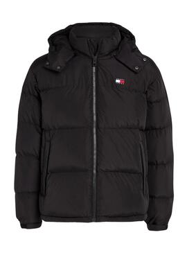 Daunenjacke Tommy Jeans Alaska schwarz für männer