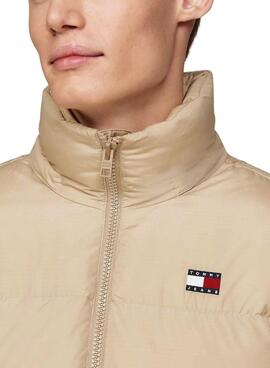 Daunenjacke Tommy Jeans Alaska beige für männer