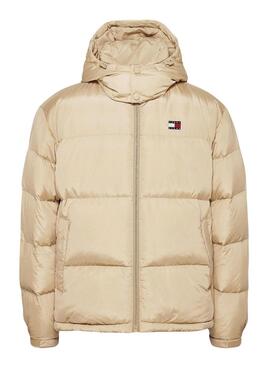 Daunenjacke Tommy Jeans Alaska beige für männer