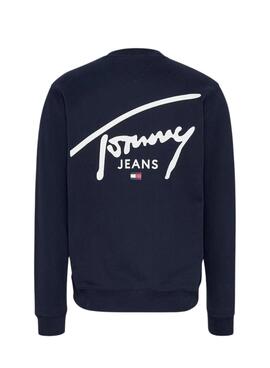 Sweatshirt Tommy Jeans Graphic crew marine für herren