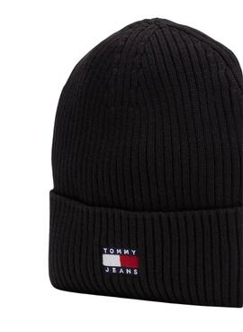 Mütze Tommy Jeans Heritage schwarz für männer