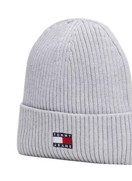 Mütze Tommy Jeans Heritage graue für männer