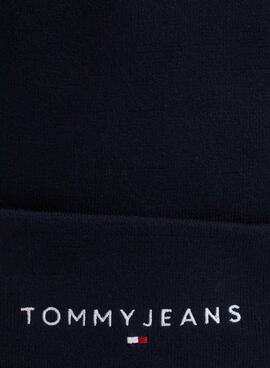 Mütze Tommy Jeans Linear-Logo Marine für männer