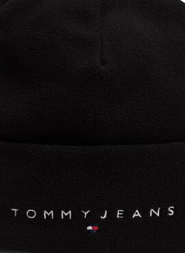 Mütze Tommy Jeans Linear Logo Schwarz für herren