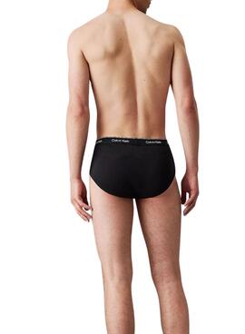  Pack Unterwäsche Calvin Klein Jeans Slip Schwarz für männer