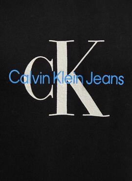 Sweatshirt Calvin Klein Jeans Distressed schwarz für männer