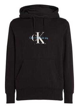 Sweatshirt Calvin Klein Jeans Distressed schwarz für männer