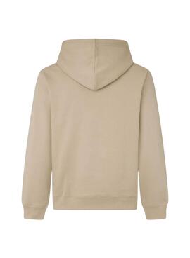 Sweatshirt Pepe Jeans New Joe Hoodie beige für männer