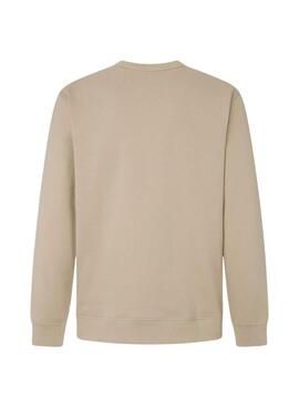 Sudadera Pepe Jeans New Joe Crew in Beige für männer