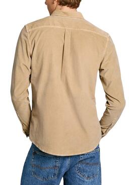 Hemd Pepe Jeans Miller beige für herren