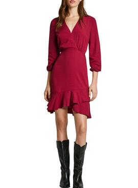 Kleid Pepe Jeans Kendall rot für frauen