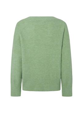 Pullover Pepe Jeans Irma V Neck Grün für Frauen