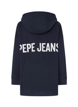 Sweatshirt Pepe Jeans Fergie marineblau für frauen