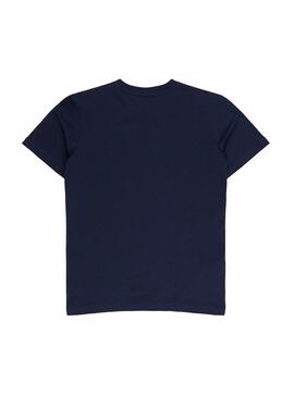 T-Shirt Lacoste Croc Marine Blau Für Junge