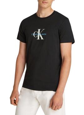 T-shirt Calvin Klein Jeans Distressed schwarz für herren