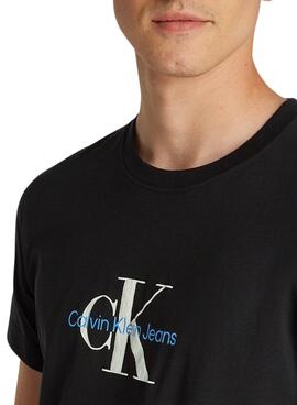 T-shirt Calvin Klein Jeans Distressed schwarz für herren