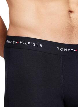 Pack mit 3 Trunk Unterwäsche Tommy Hilfiger Essential Schwarz für männer