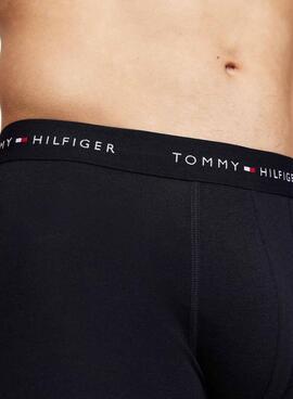 Pack mit 3 Trunk Unterwäsche Tommy Hilfiger Schwarz für männer