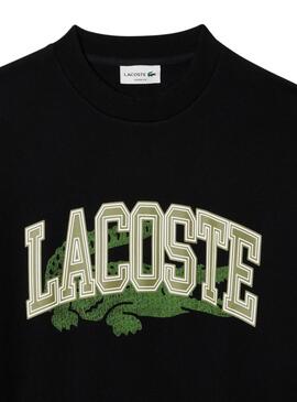 Sweatshirt Lacoste College Schwarz für herren