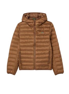 Gepolsterte Camel-Lacoste-Jacke für herren