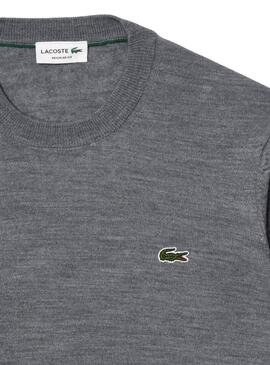 Grundlegendes graues Lacoste Jersey für männer