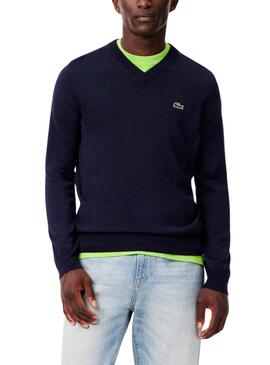 Pullover Lacoste Pico Marineblau für herren