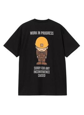 T-shirt Carhartt Sumimasen schwarz für männer