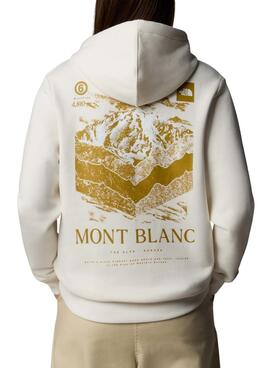 Pullover The North Face Mont Blanc beige für frauen