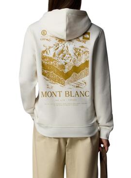 Pullover The North Face Mont Blanc beige für frauen