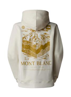 Pullover The North Face Mont Blanc beige für frauen