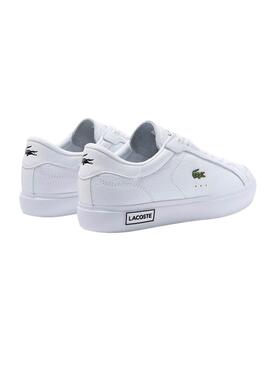 Sneakers Lacoste Powercourt Croco Weiß für Frauen