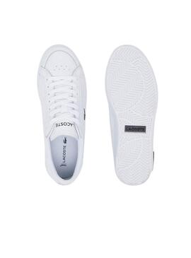 Sneakers Lacoste Powercourt Croco Weiß für Frauen