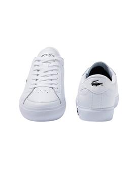 Sneakers Lacoste Powercourt Croco Weiß für Frauen