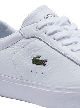 Sneakers Lacoste Powercourt Croco Weiß für Frauen