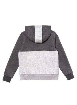 Sweatshirt Lacoste Sport Bicolor Grau Für Junge