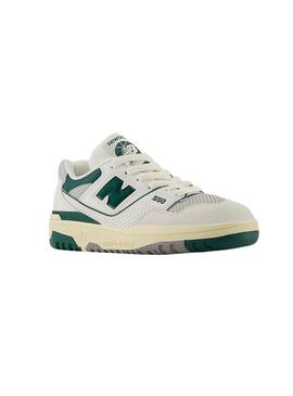 Sneakers New Balance B550 Grün und Weiß