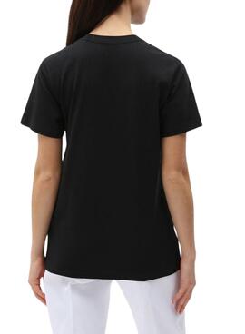 T-Shirt Dickies Mapleton Schwarz für frauen