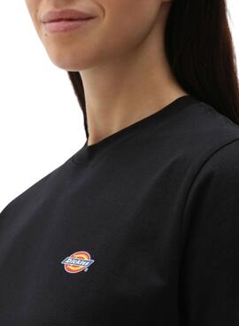 T-Shirt Dickies Mapleton Schwarz für frauen