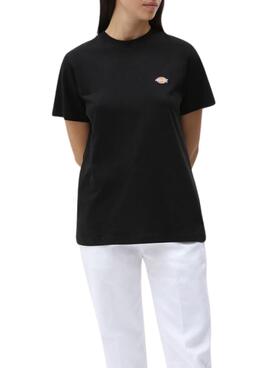 T-Shirt Dickies Mapleton Schwarz für frauen