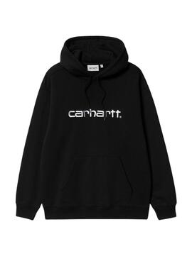 Hoodie Carhartt Kapuzenlogo Schwarz für frauen