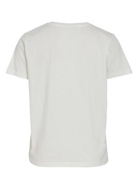 T-Shirt Vila Viamur Weiß für frauen