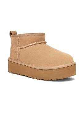 Stiefel UGG Ultra Mini Platform Beige für Jungen und Mädchen