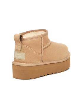 Stiefel UGG Ultra Mini Platform Beige für Jungen und Mädchen