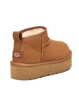 Stiefel UGG Mini Platform Braun für Jungen und Mädchen