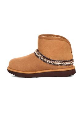 Stiefel UGG Mini Crescent Braun für Jungen und Mädchen