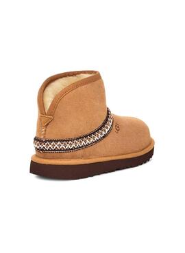 Stiefel UGG Mini Crescent Braun für Jungen und Mädchen